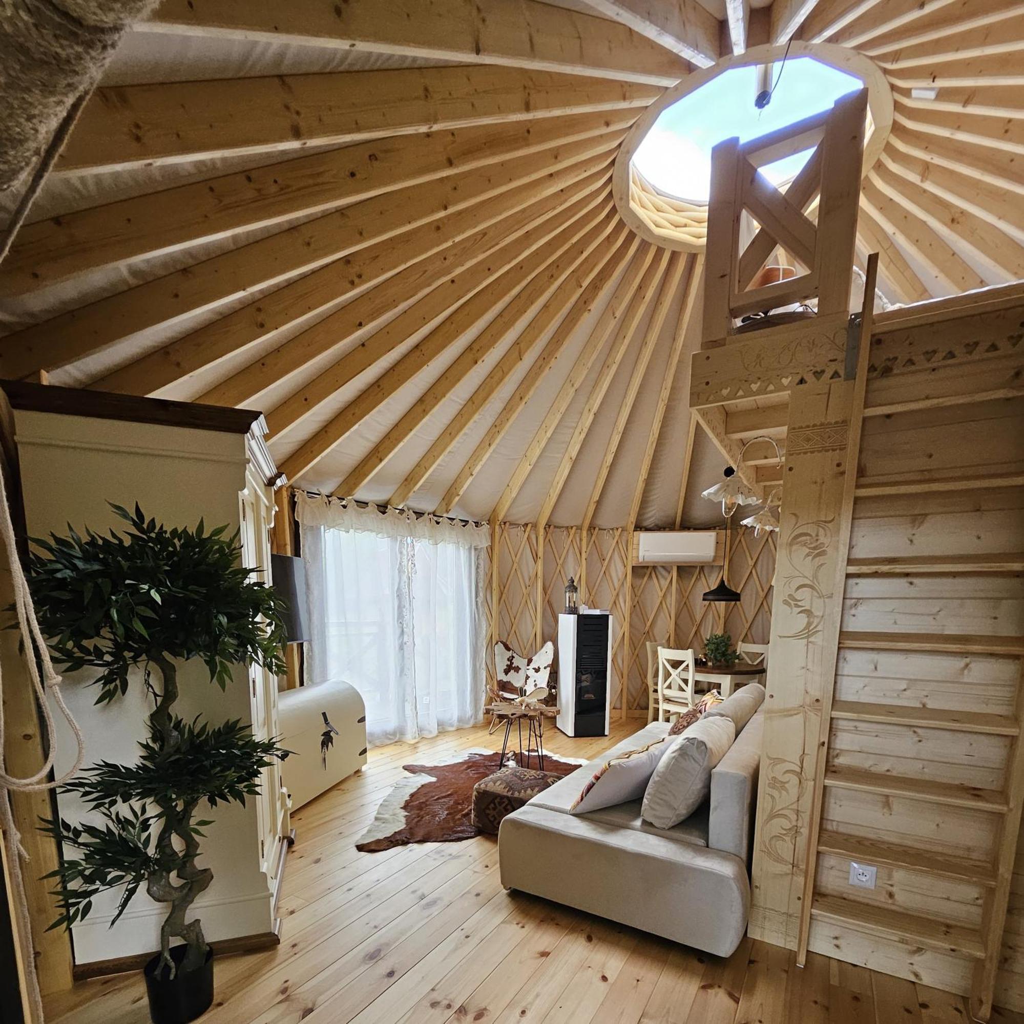 Jurta Na Wypasie - Luksusowy Namiot Z Widokiem Na Gory - Jacuzzi, Sauna, Split Ac, Private, Star View Zakopane Exteriér fotografie