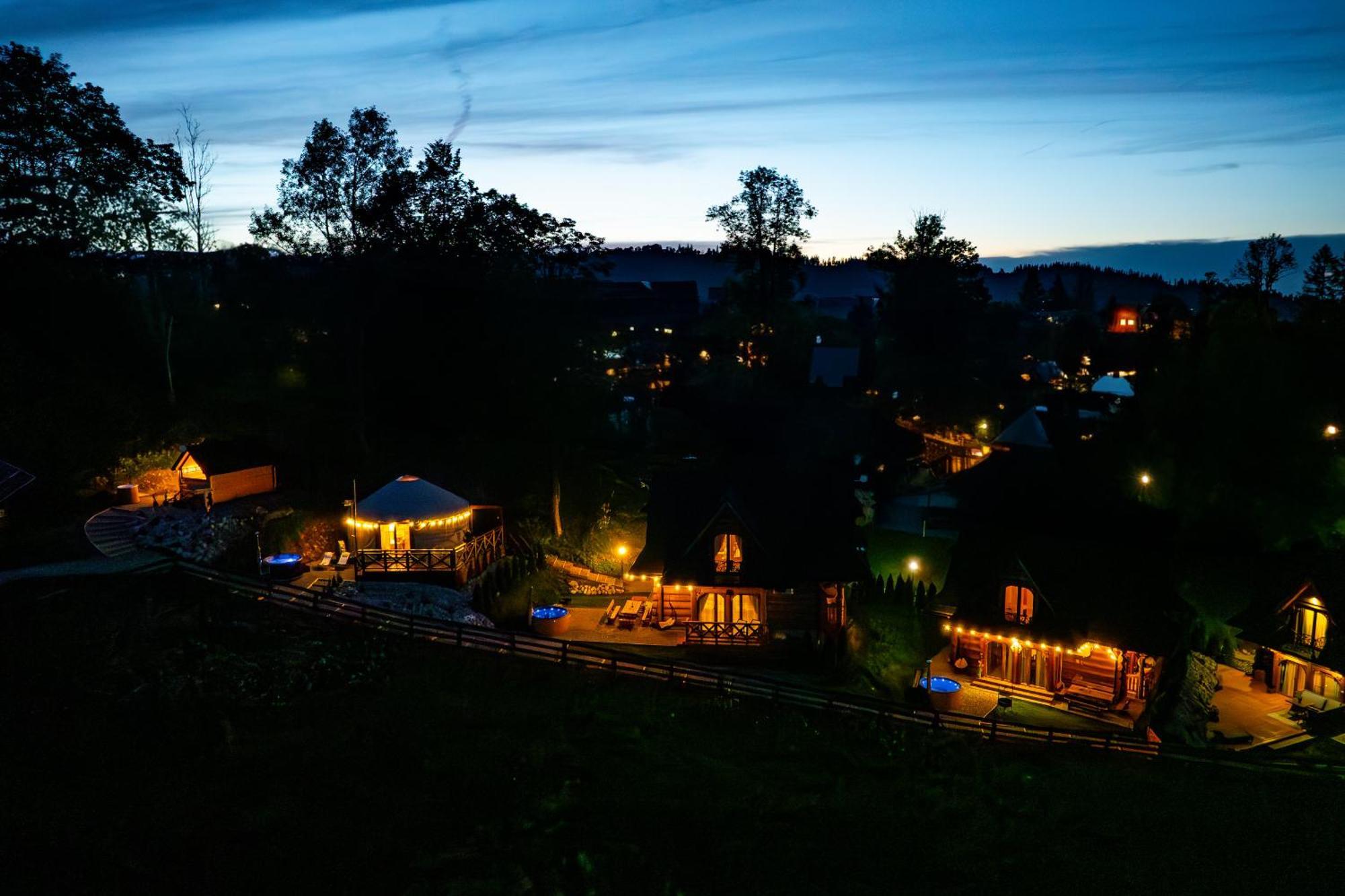 Jurta Na Wypasie - Luksusowy Namiot Z Widokiem Na Gory - Jacuzzi, Sauna, Split Ac, Private, Star View Zakopane Exteriér fotografie