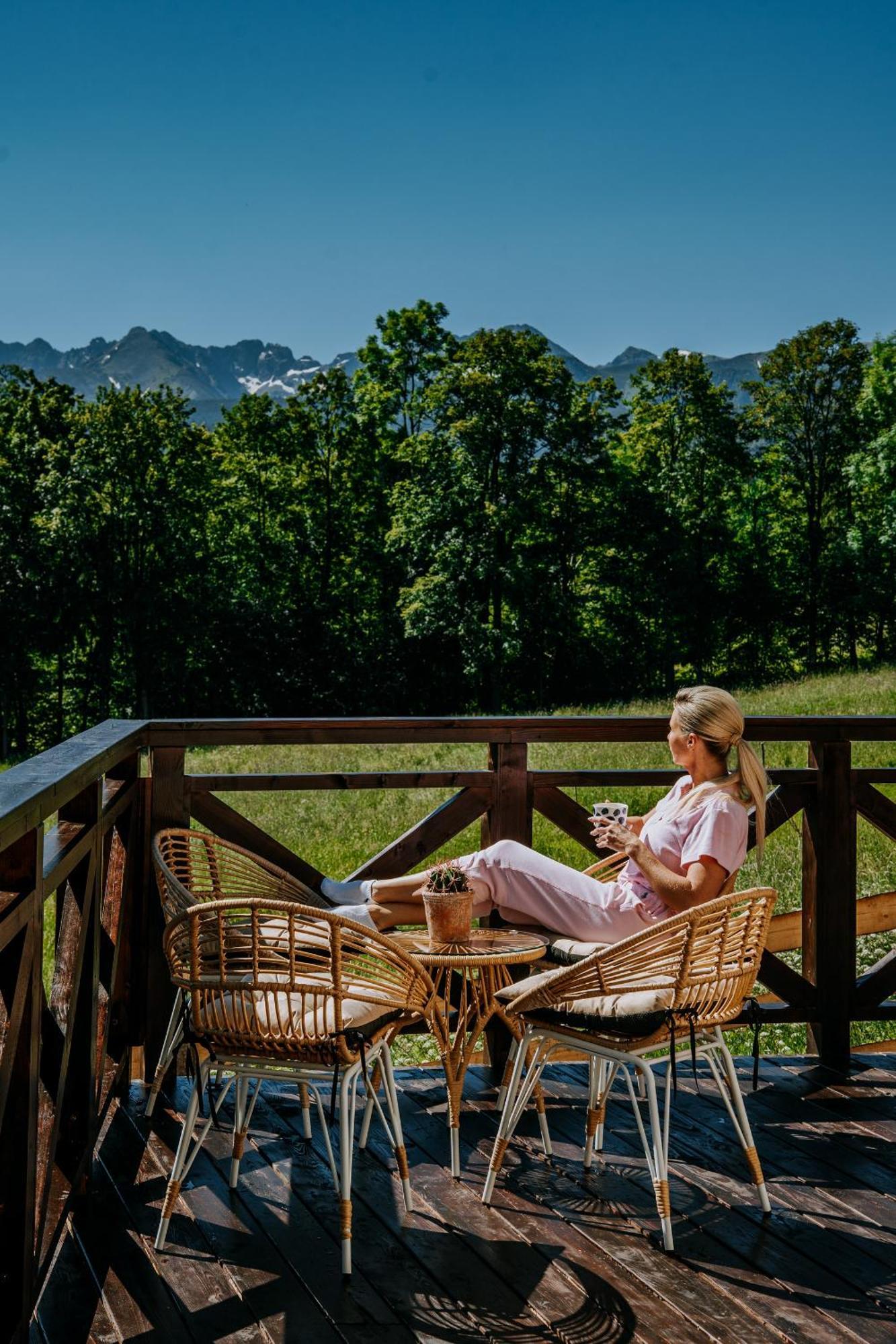 Jurta Na Wypasie - Luksusowy Namiot Z Widokiem Na Gory - Jacuzzi, Sauna, Split Ac, Private, Star View Zakopane Exteriér fotografie