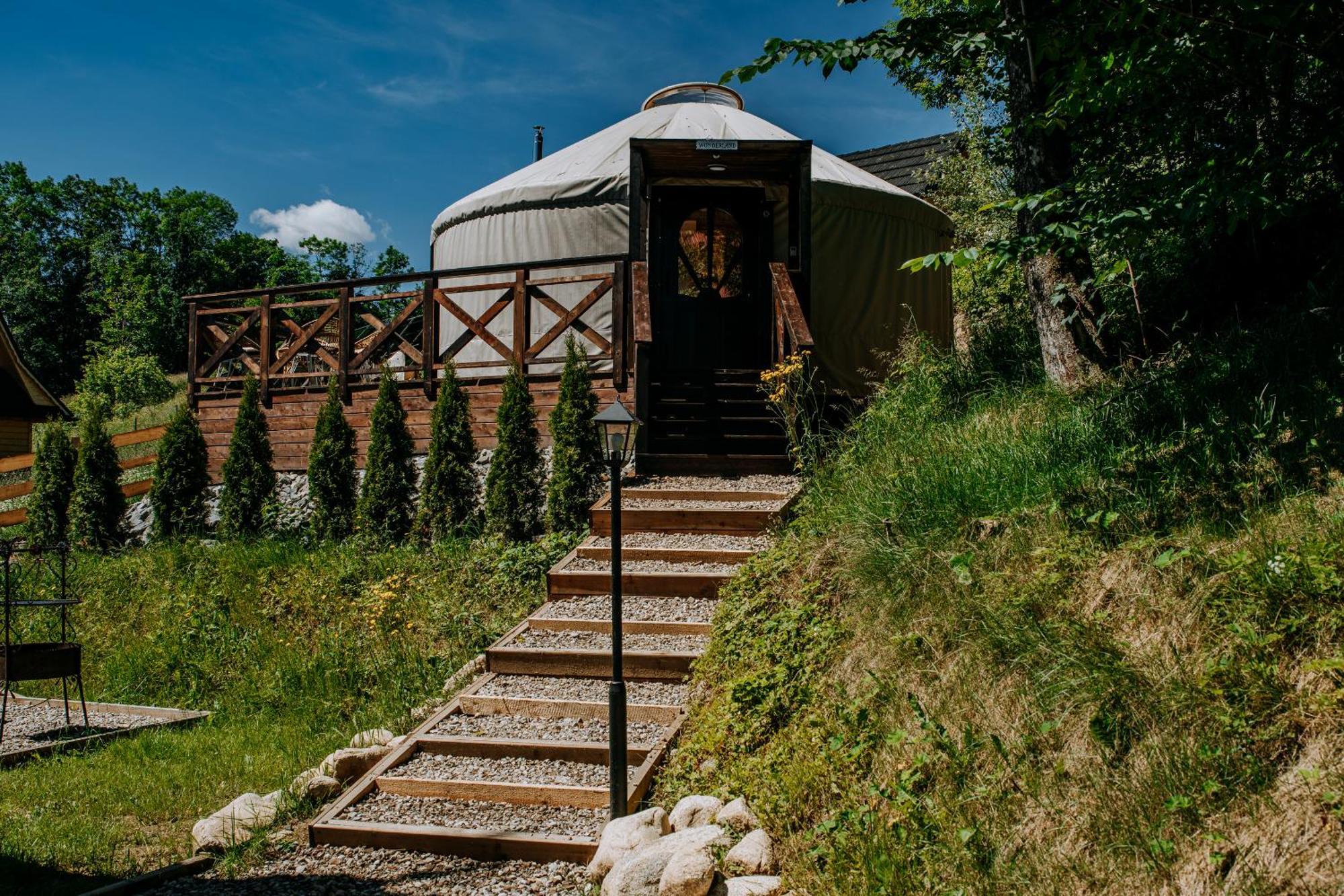 Jurta Na Wypasie - Luksusowy Namiot Z Widokiem Na Gory - Jacuzzi, Sauna, Split Ac, Private, Star View Zakopane Exteriér fotografie
