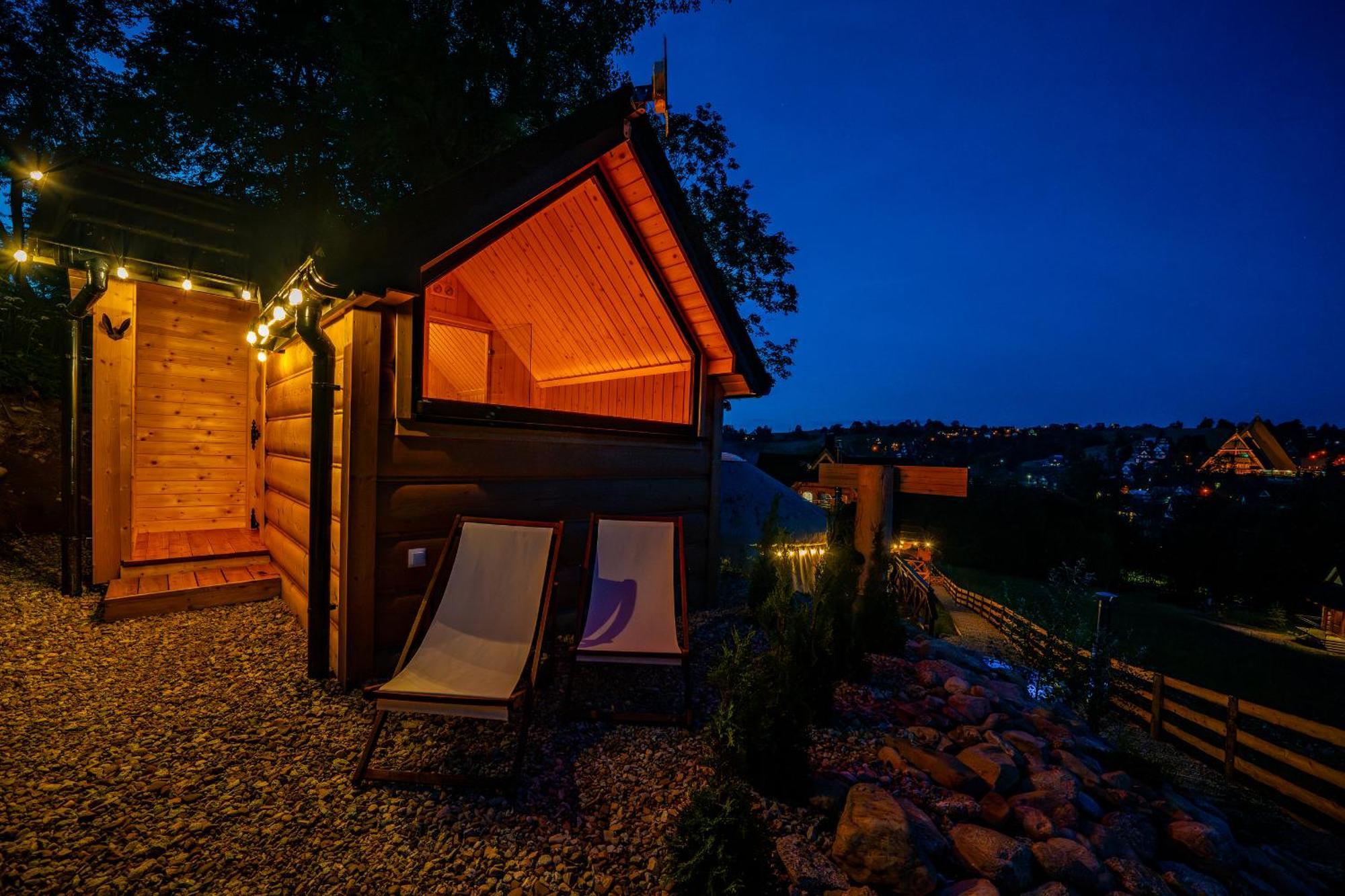 Jurta Na Wypasie - Luksusowy Namiot Z Widokiem Na Gory - Jacuzzi, Sauna, Split Ac, Private, Star View Zakopane Exteriér fotografie