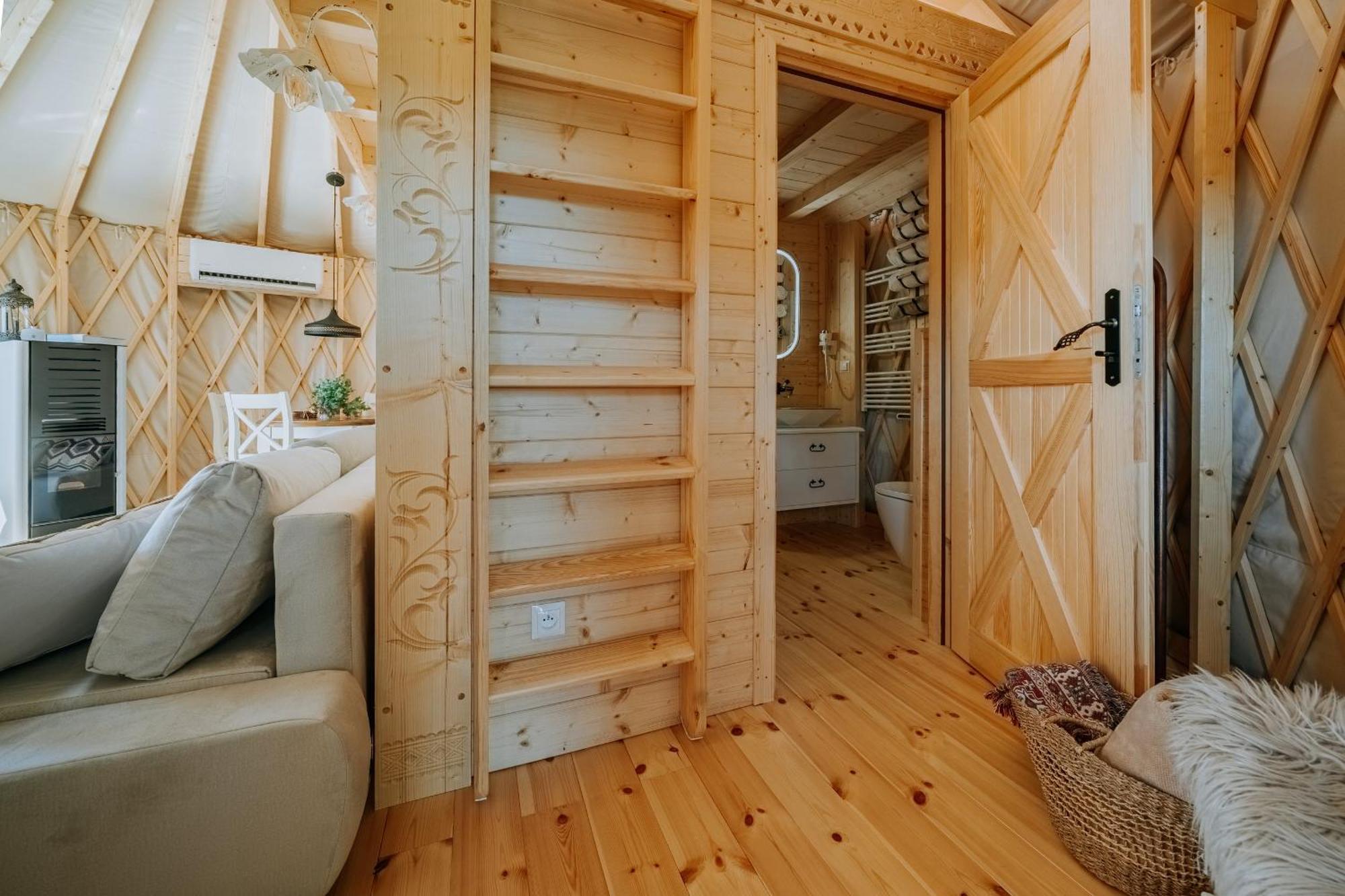 Jurta Na Wypasie - Luksusowy Namiot Z Widokiem Na Gory - Jacuzzi, Sauna, Split Ac, Private, Star View Zakopane Exteriér fotografie