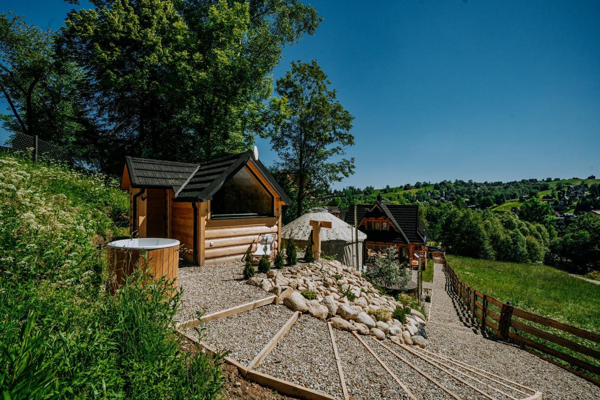 Jurta Na Wypasie - Luksusowy Namiot Z Widokiem Na Gory - Jacuzzi, Sauna, Split Ac, Private, Star View Zakopane Exteriér fotografie
