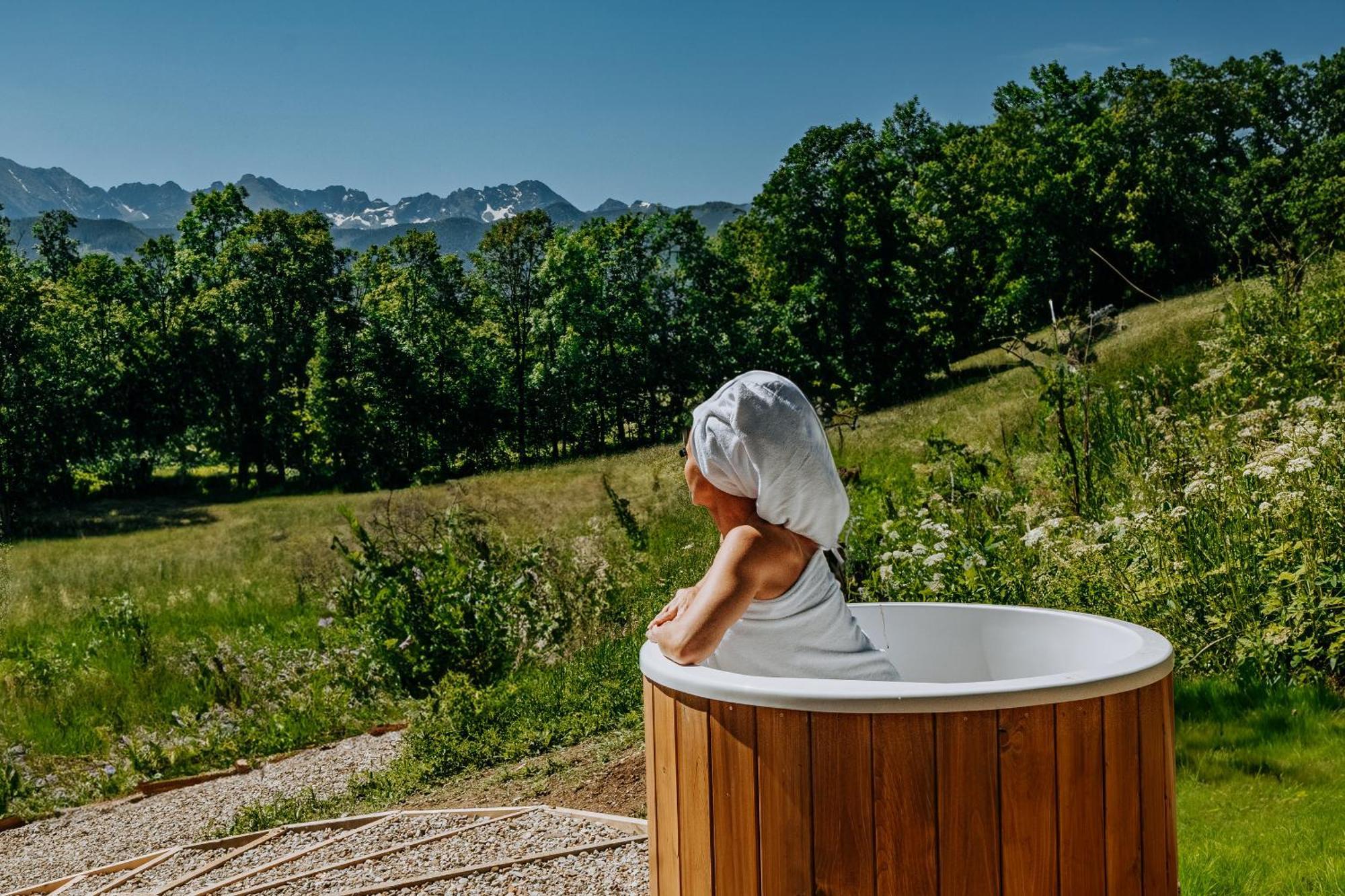 Jurta Na Wypasie - Luksusowy Namiot Z Widokiem Na Gory - Jacuzzi, Sauna, Split Ac, Private, Star View Zakopane Exteriér fotografie