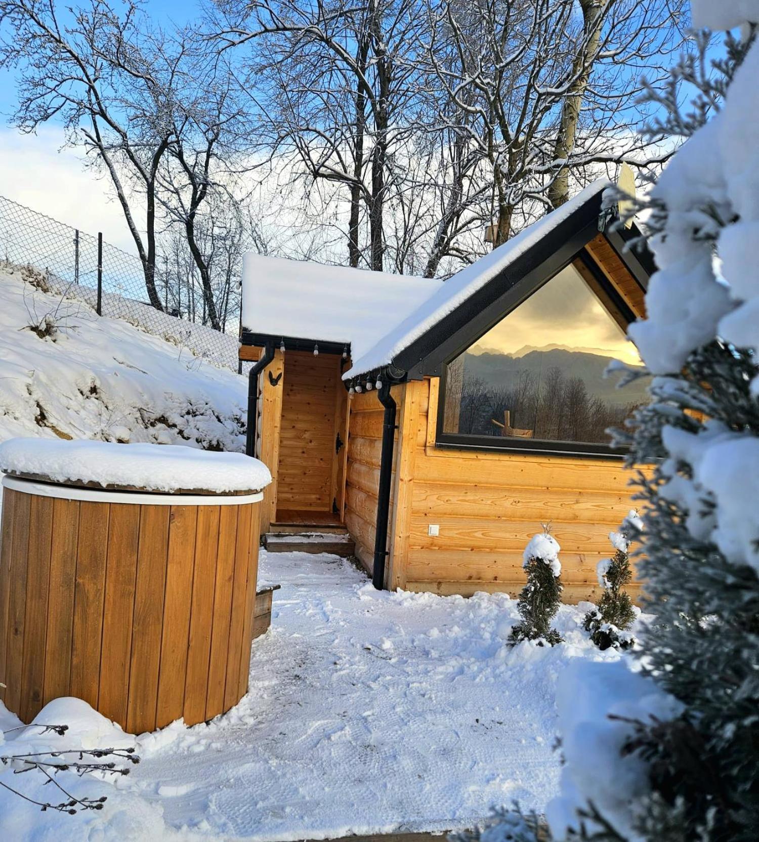 Jurta Na Wypasie - Luksusowy Namiot Z Widokiem Na Gory - Jacuzzi, Sauna, Split Ac, Private, Star View Zakopane Exteriér fotografie